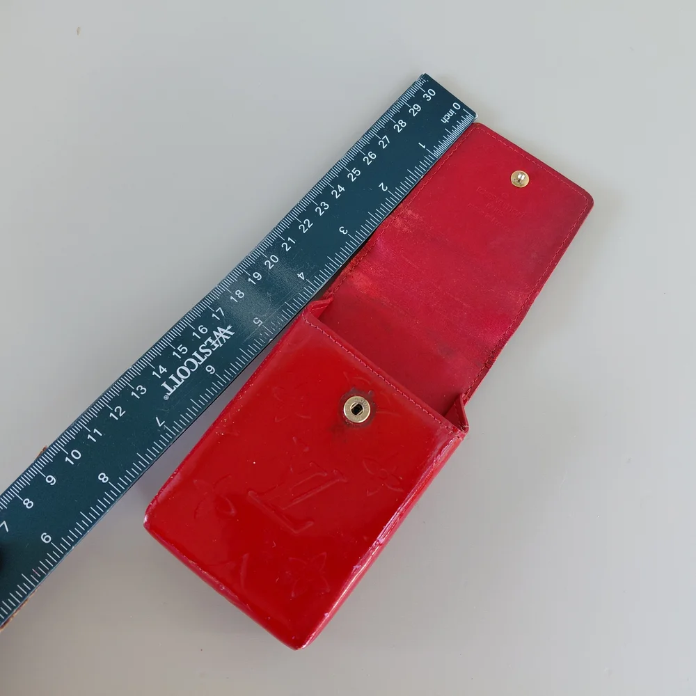 Louis Vuitton Virnes Glossy Red Phone Holster